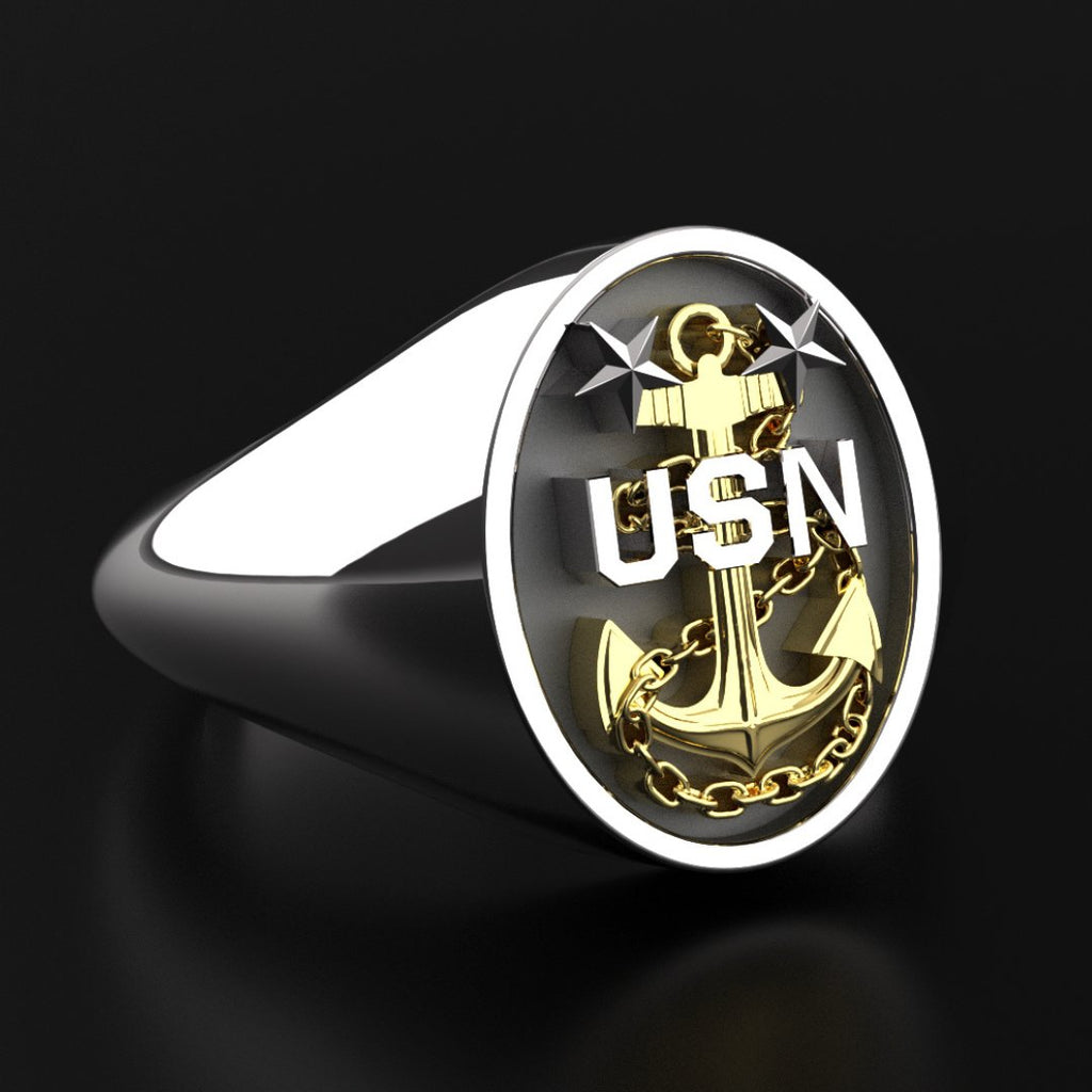 Navy Chief Ring, CPO Ring, The Jewelry Republic, Veteran owned and operated offering Military Discount, Free Engraving. 