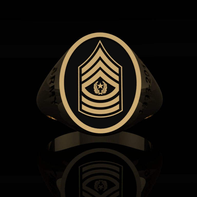 ARMY Command Sgt Major Ring gold