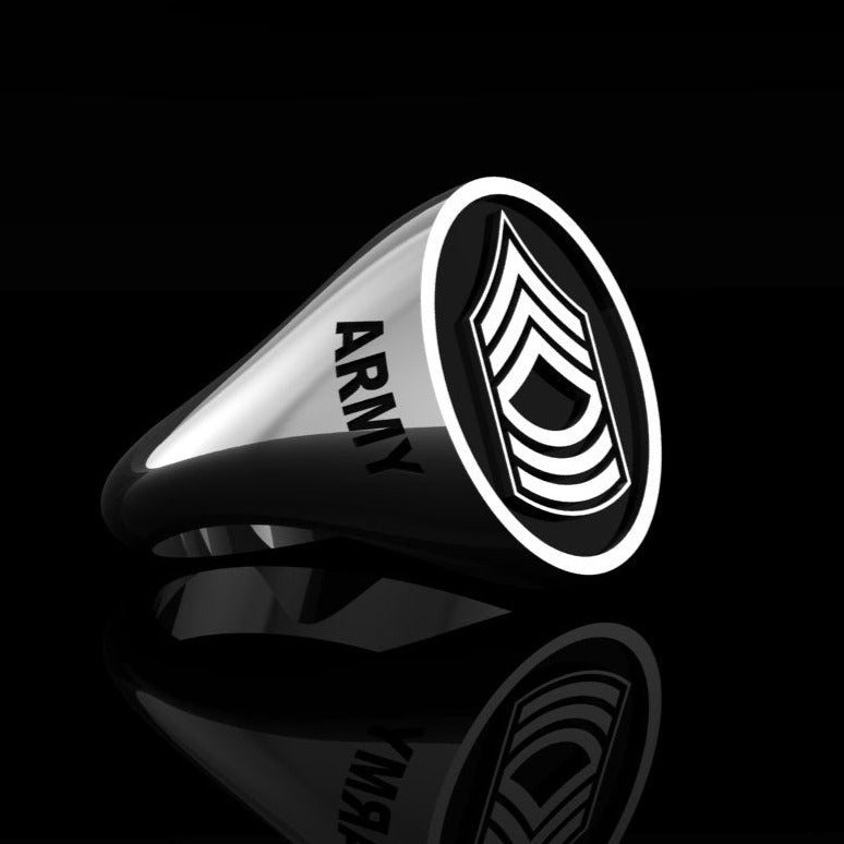 Army Master sgt ring Silver