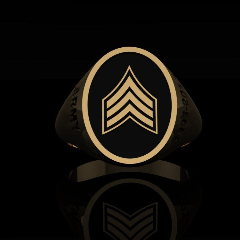 Army Ring Sgt - gold