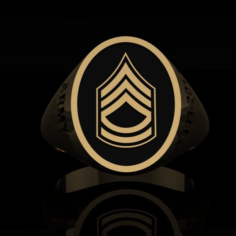 Army Ring Sergeant 1st Class - Gold