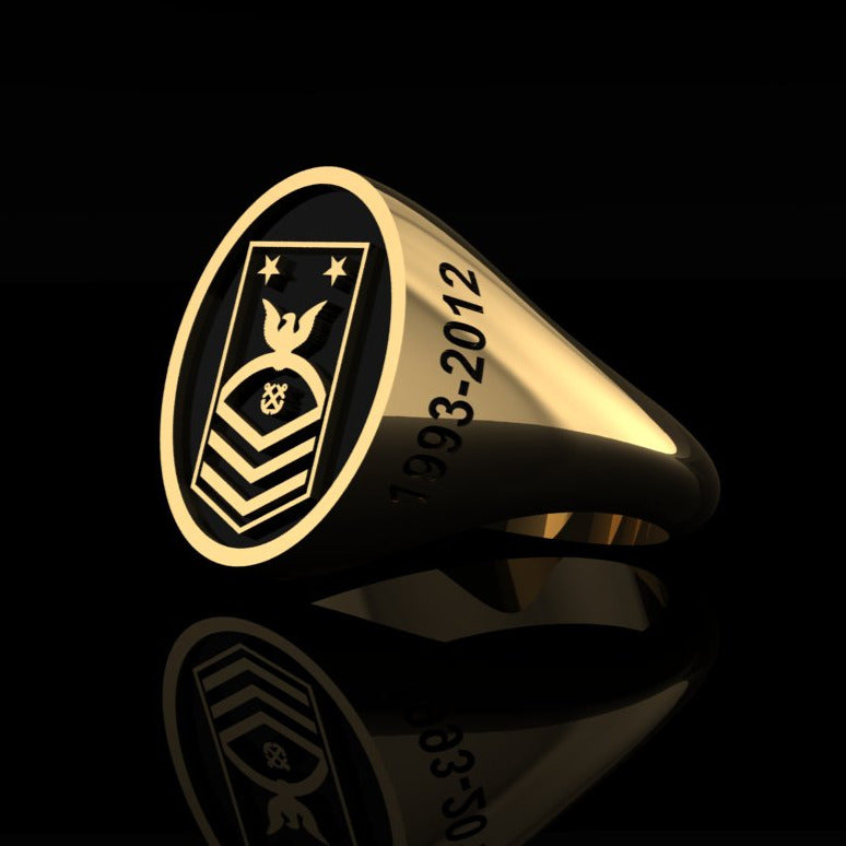 NAVY- Master Chief Gold Ring
