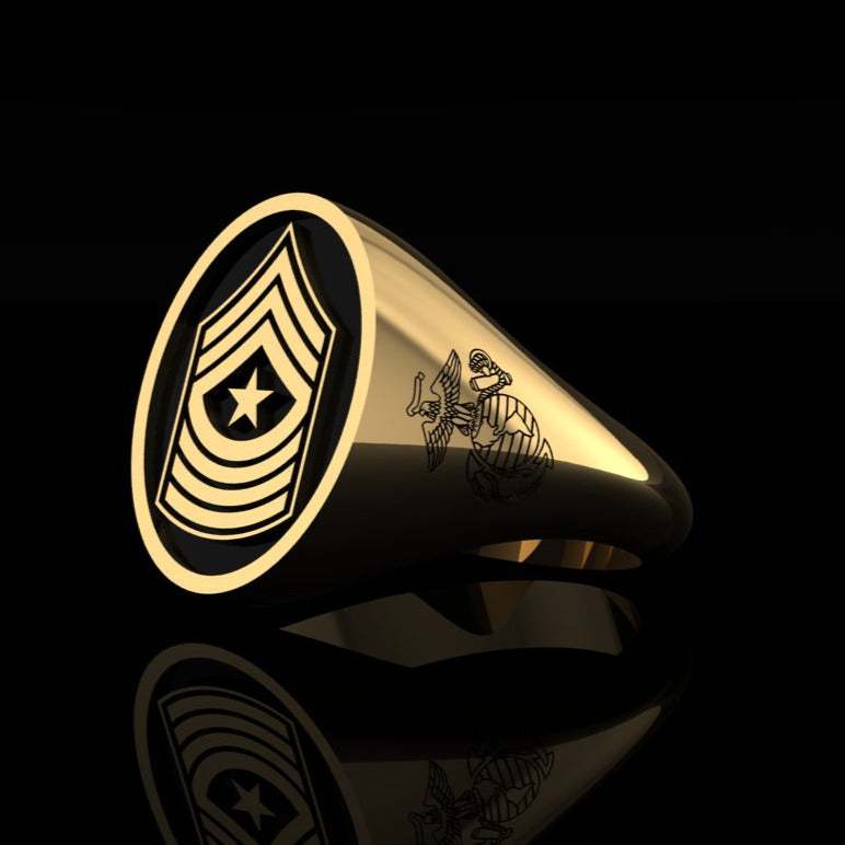 USMC Sgt Major Ring Gold