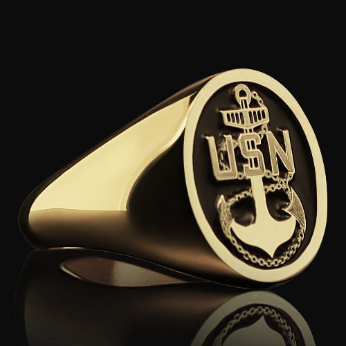 Navy Chief Signet Ring