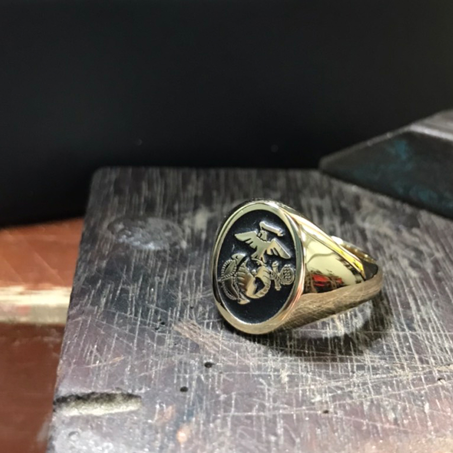 *Personalized Military Signet Ring* – The Jewelry Republic