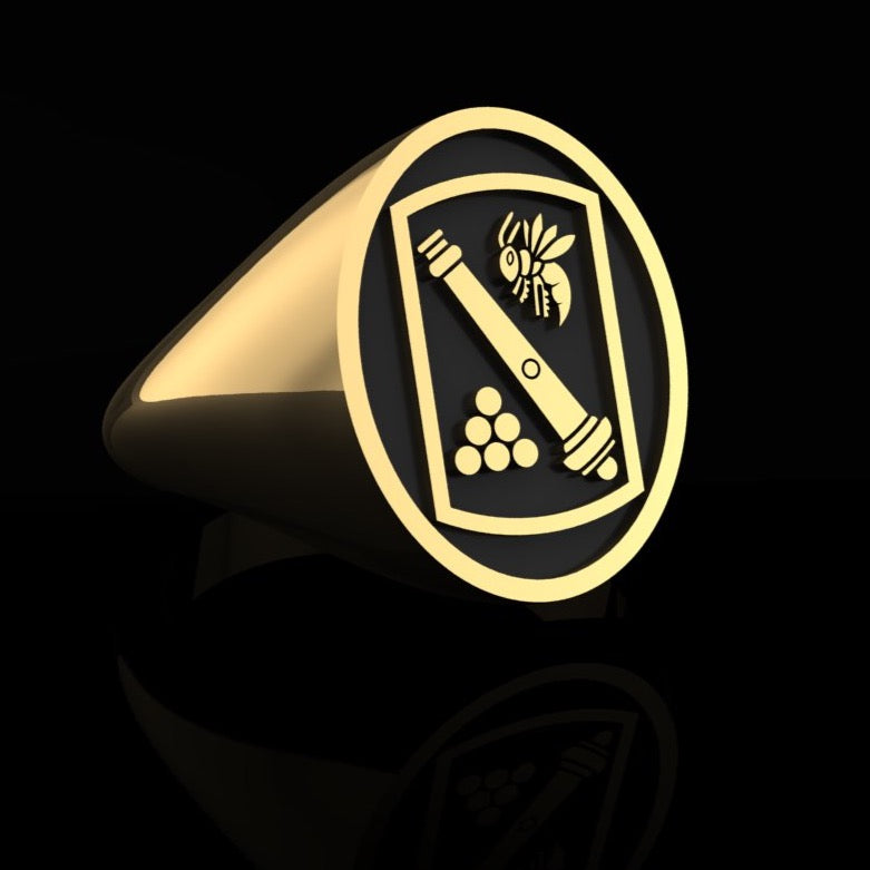 US Army 113th Artillery Brigade Ring - Gold