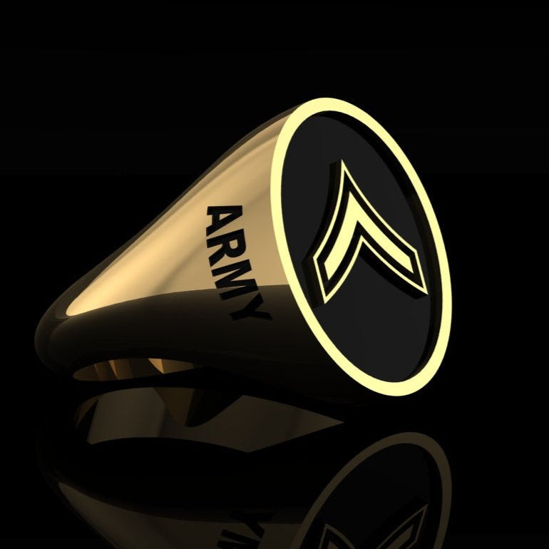 US Army Ring Private - gold
