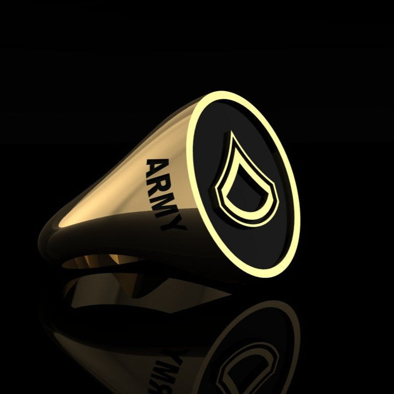US Army Ring PCF - gold