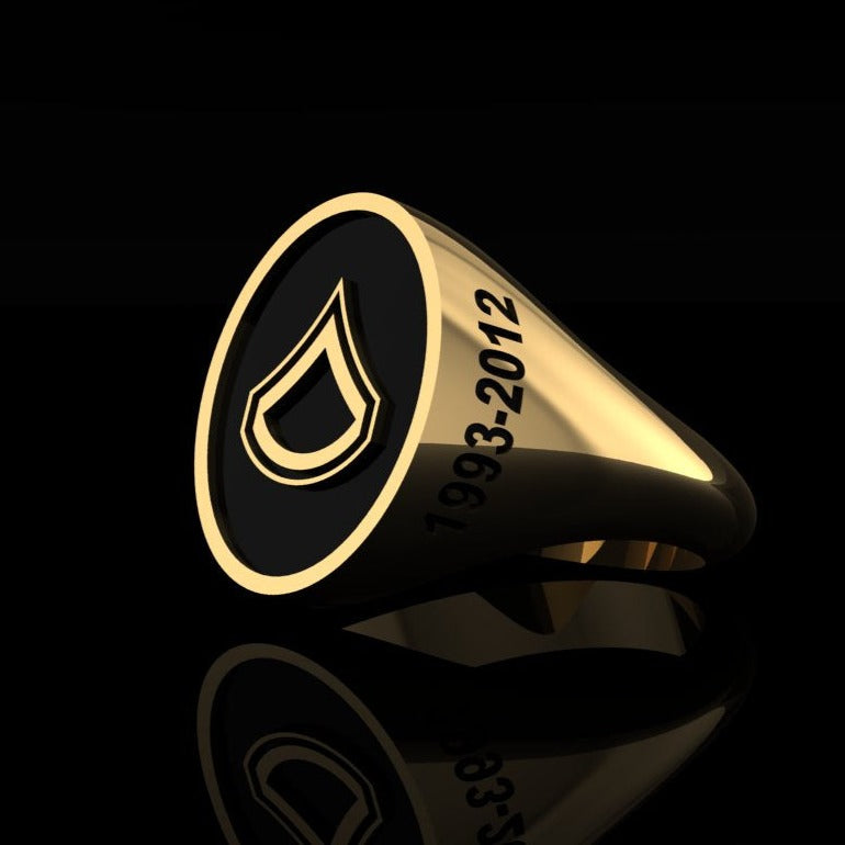 US Army Ring PCF - gold