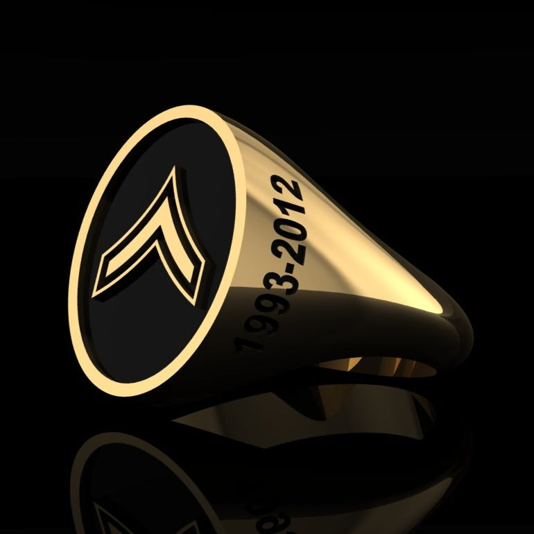 US Army Ring Private - gold