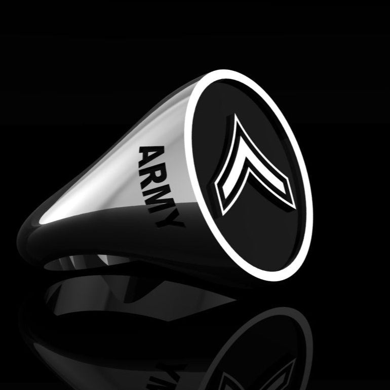 US Army Ring Private - silver