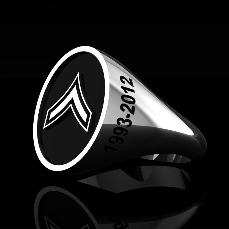 US Army Ring Private - silver