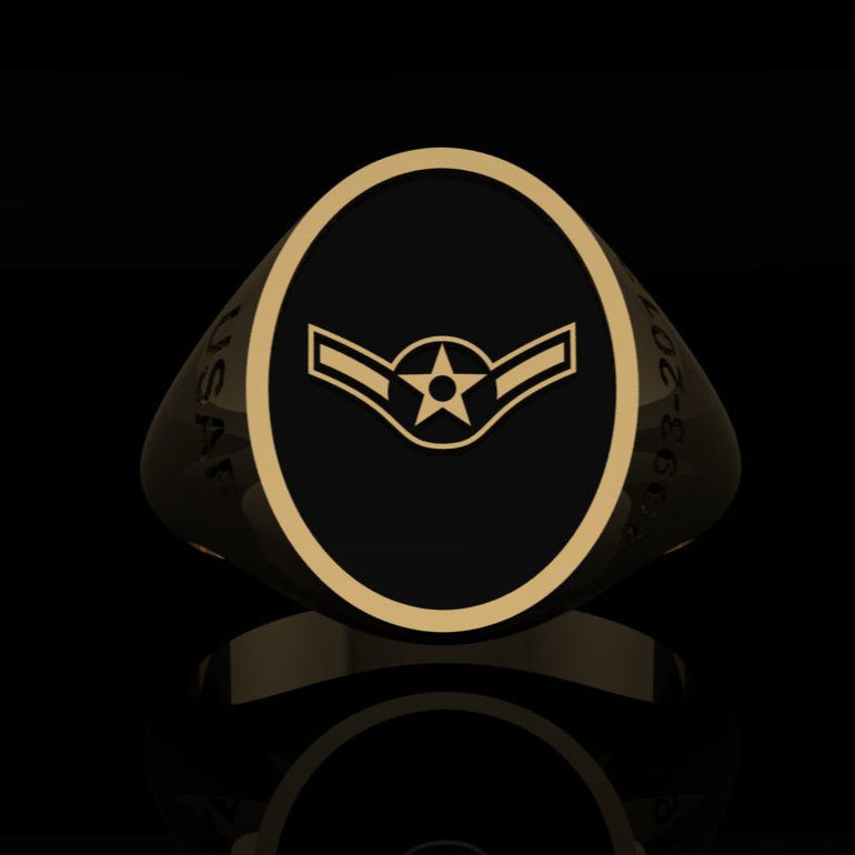 USAF Airman Gold Ring