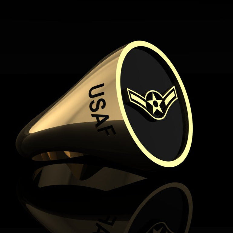 USAF Airman Gold Ring