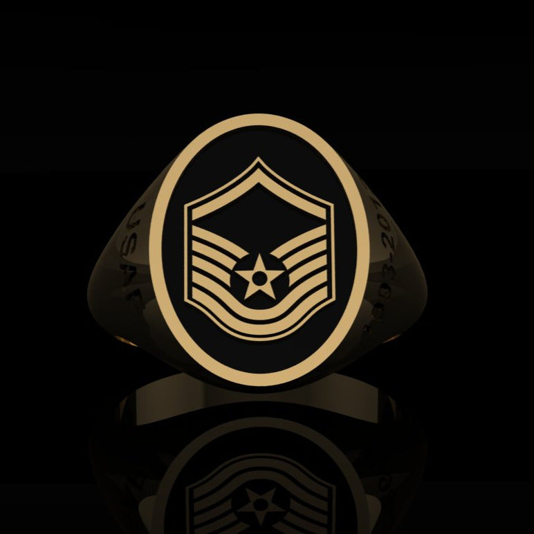 USAF Master Sgt Silver Gold