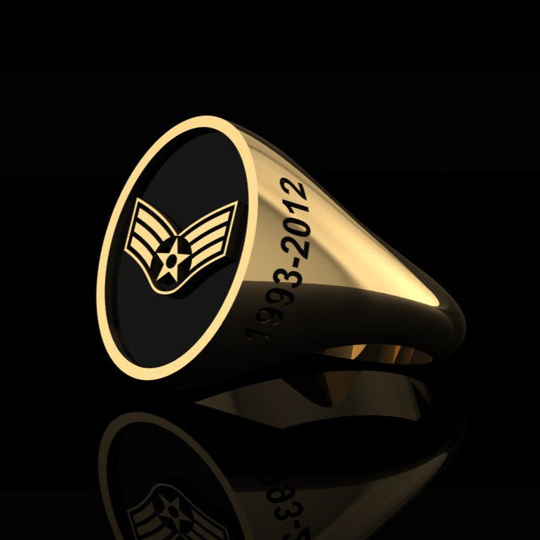 USAF Senior Airman  Ring Gold
