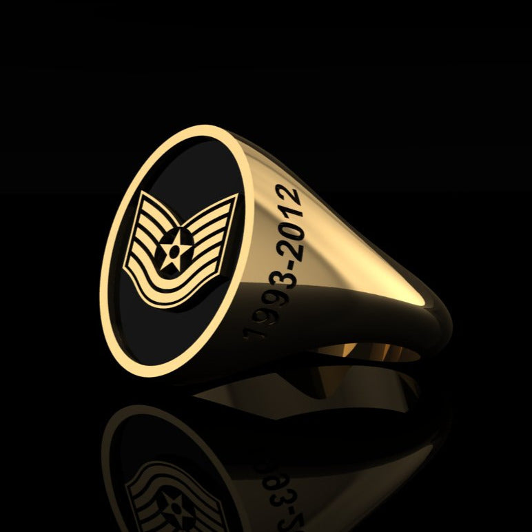 USAF Tech Sgt Gold  Ring