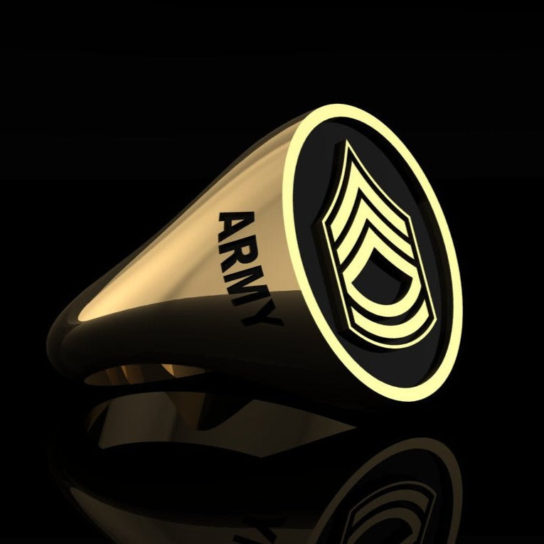 Army Ring Sergeant 1st Class - Gold