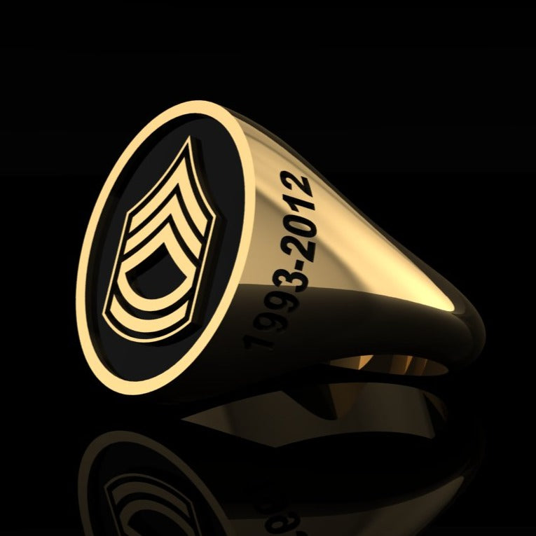 Army Ring Sergeant 1st Class - Gold