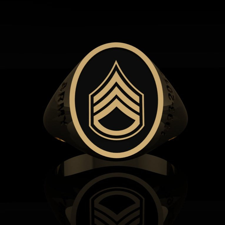 Army Ring SSgt - Gold