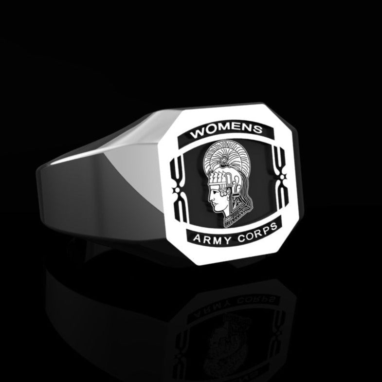 US Army Women Corps Ring - Silver