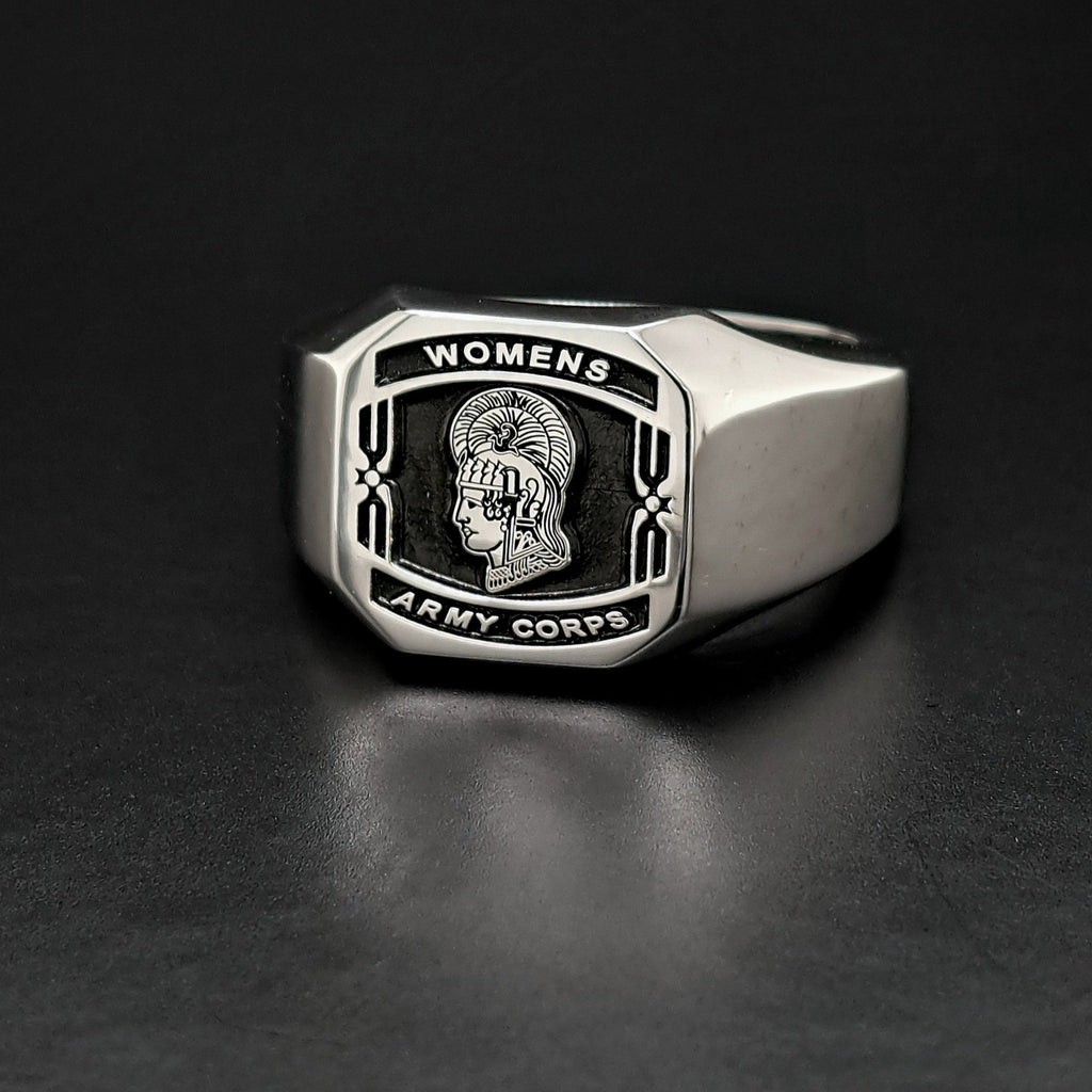US Army Women Corps Ring - Silver 