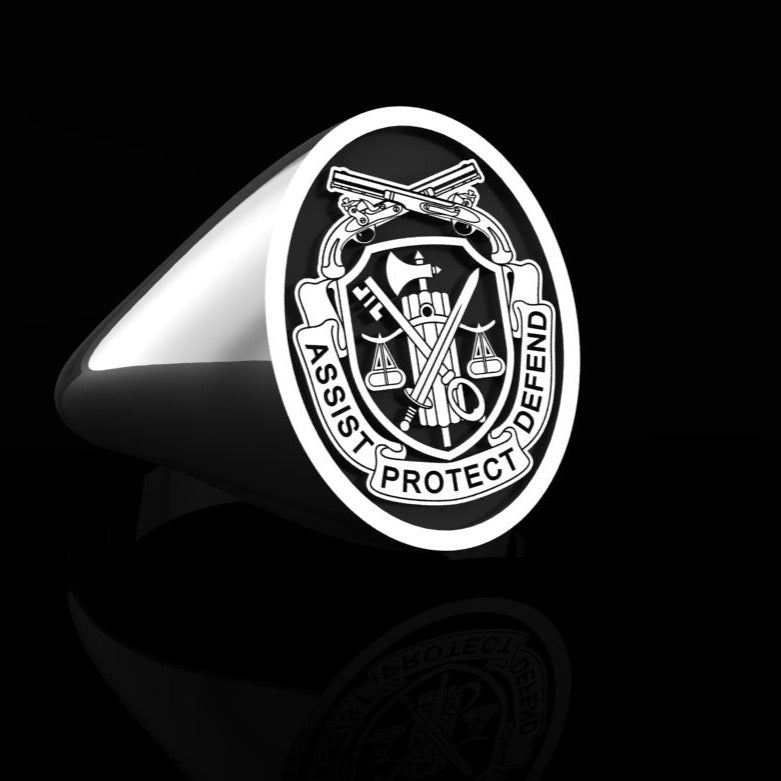 Military Police (ARMY) Regimental Crest Ring – The Jewelry Republic