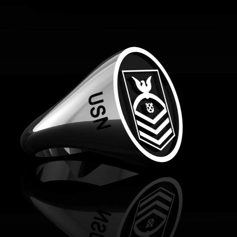 Navy Chief Petty Officer  RIng - SIlver