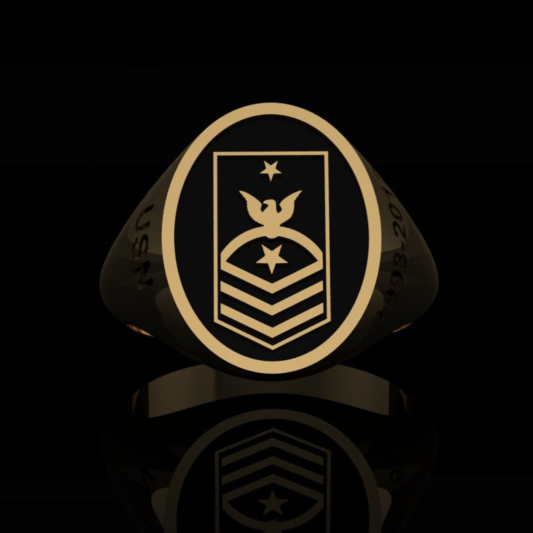 NAVY-Command Senior Chief Gold Ring