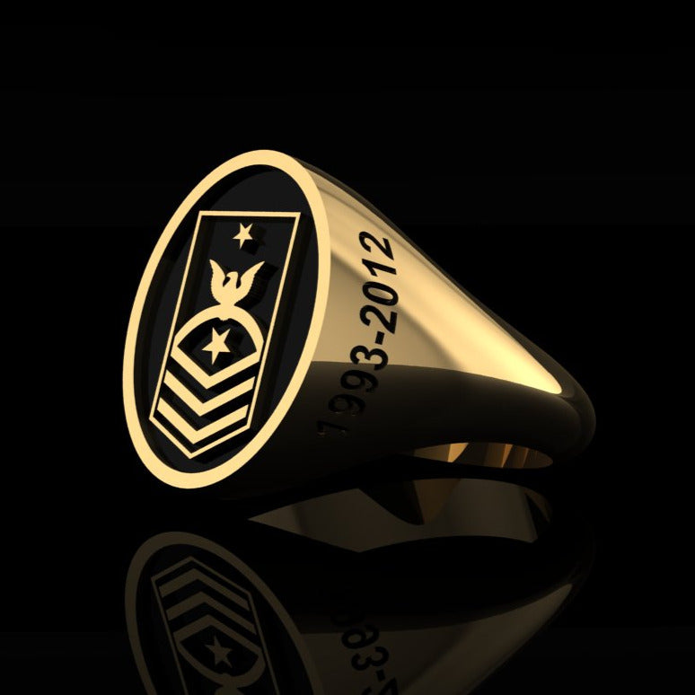 NAVY-Command Senior Chief Gold Ring