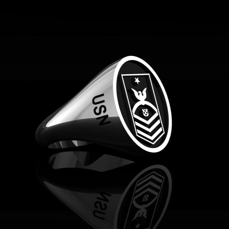 NAVY-Senior Chief Silver Ring