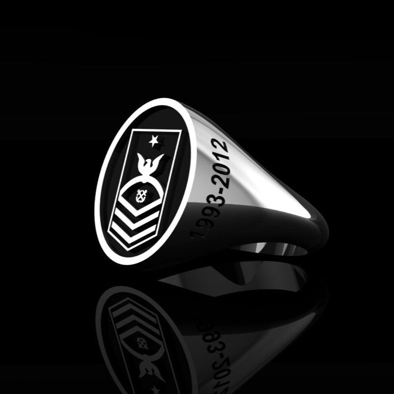 NAVY-Senior Chief Silver Ring