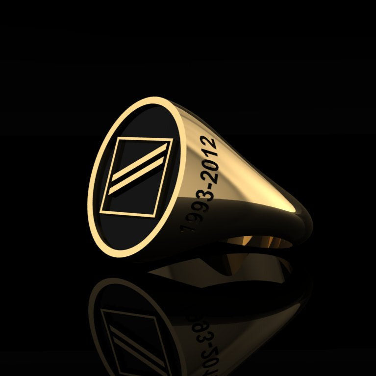 Navy Seaman Apprentace Ring - gold