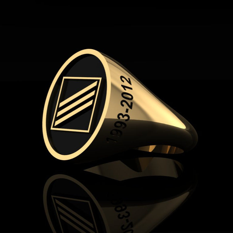 Navy Seaman Ring - Gold