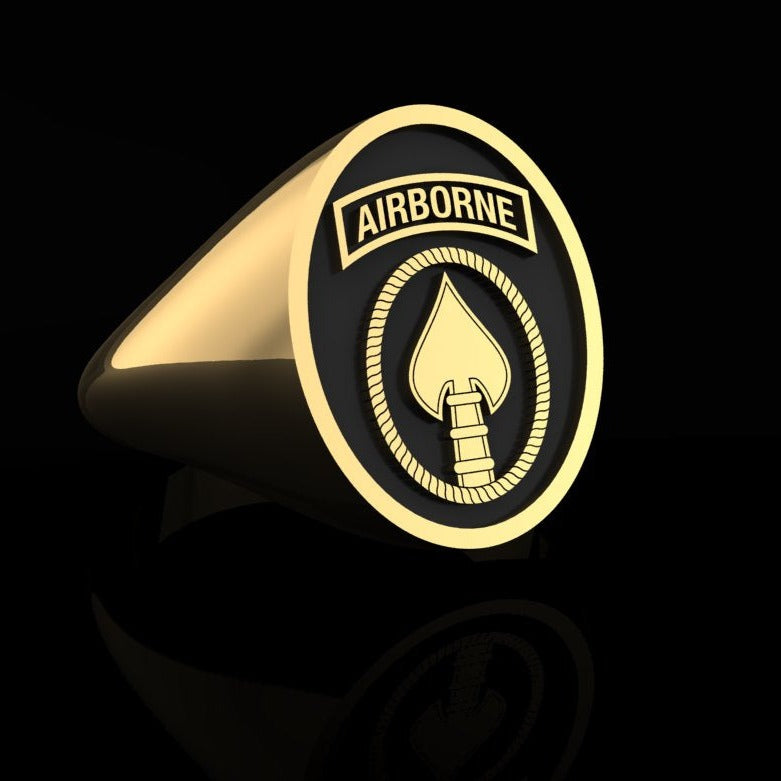 Army SOCOM command ring - gold