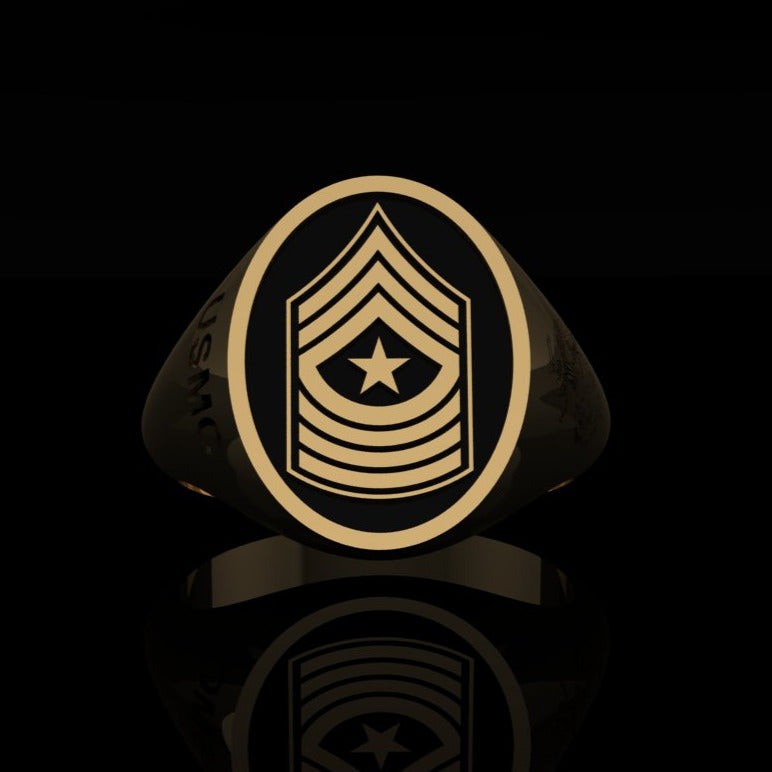 USMC Sgt Major Ring gold