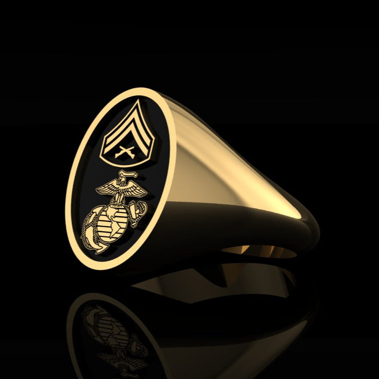 USMC-LCPL Ring Gold
