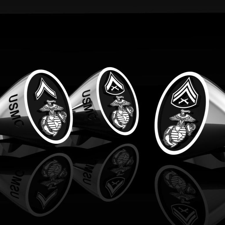 USMC Rings silver