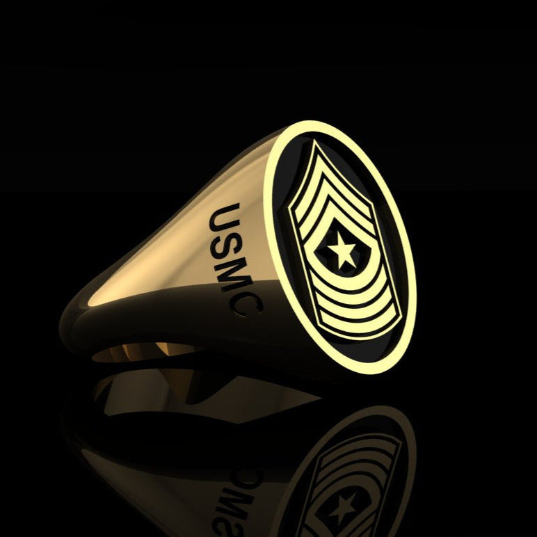 USMC Sgt Major Ring Gold