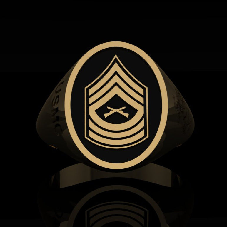USMC Master Sgt Ring Gold