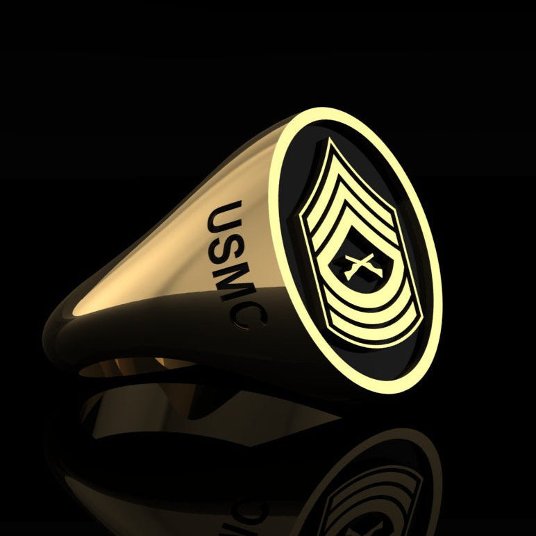 USMC Master Sgt Ring Gold