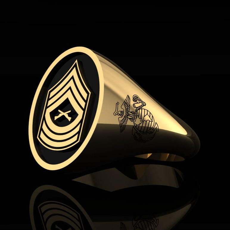 USMC Master Sgt Ring Gold.