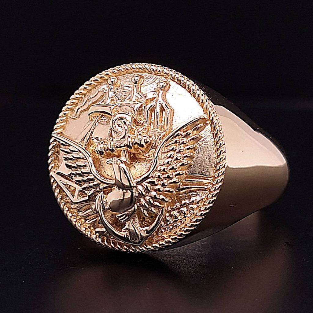 US Navy Ace ring - gold The Jewelry Republic