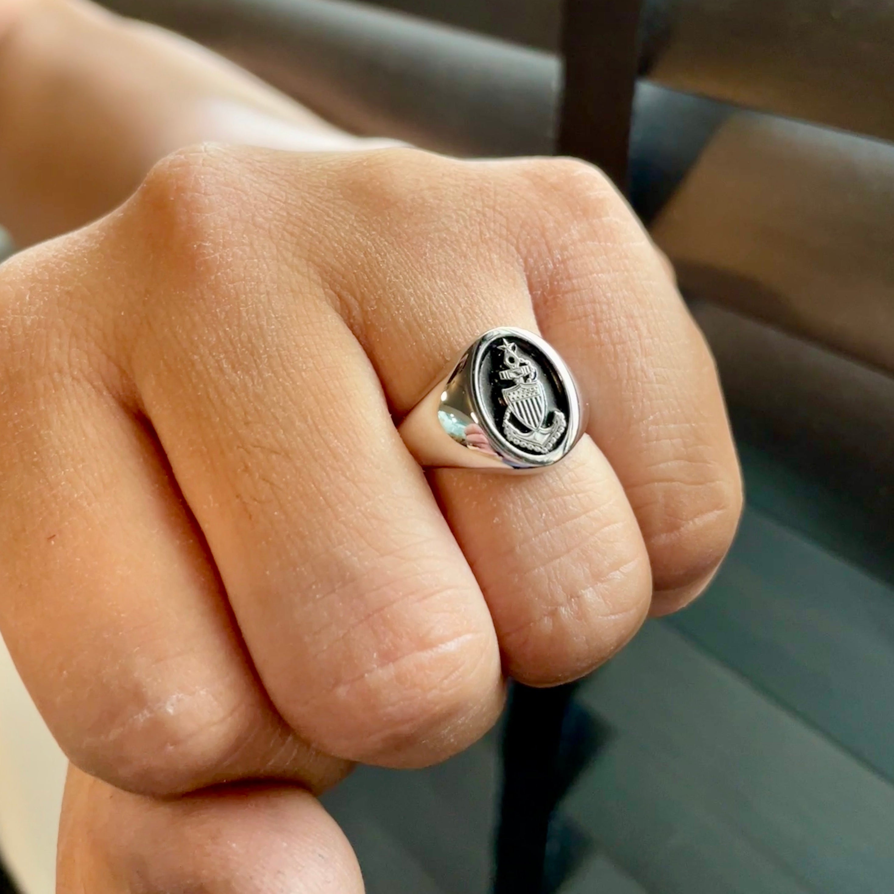 USCG Senior Chief Petty Officer Ring – The Jewelry Republic