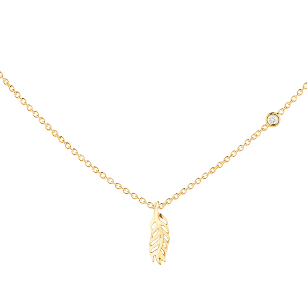 Light As A Feather Diamond Necklace