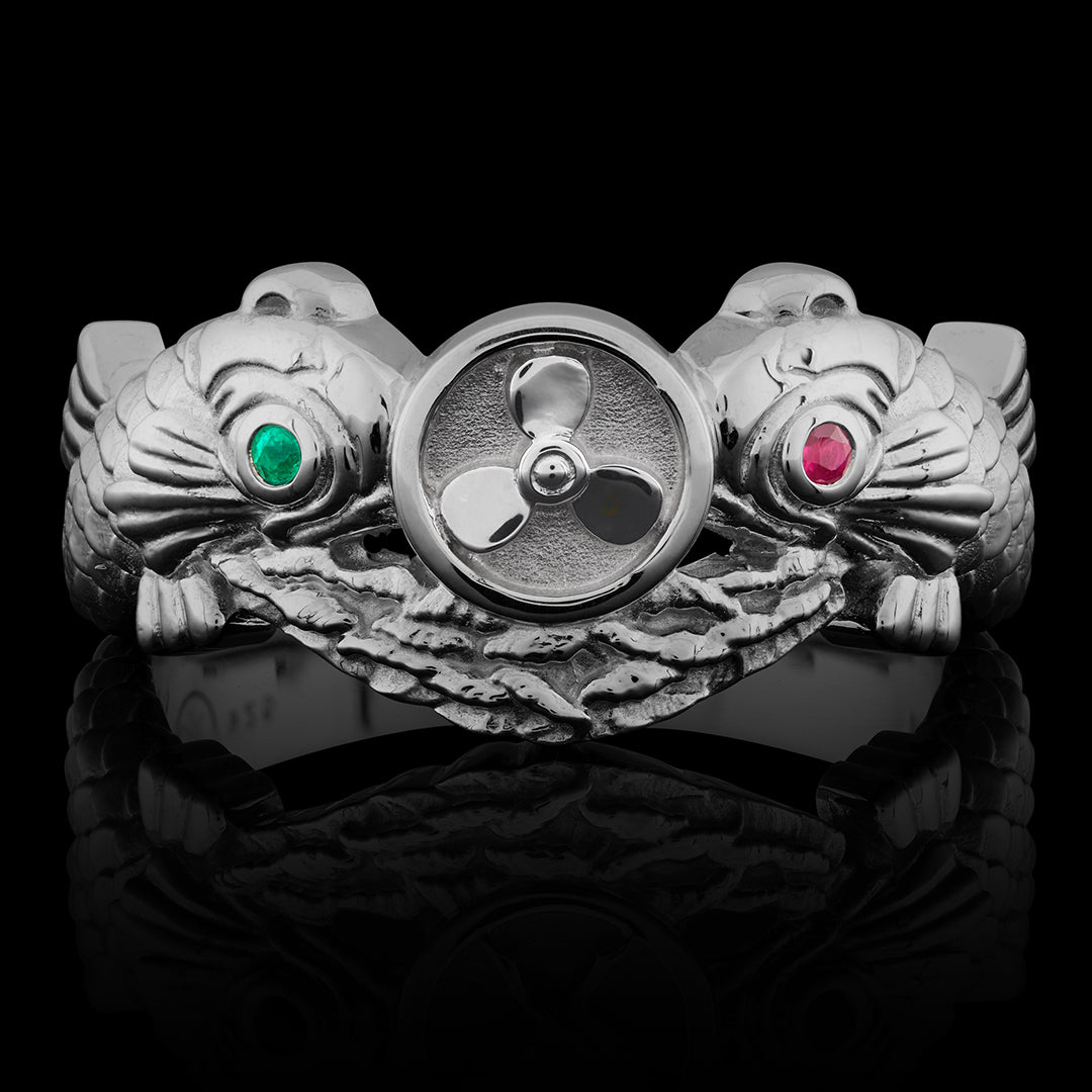 Navy Machinest Mate Ring – The Jewelry Republic