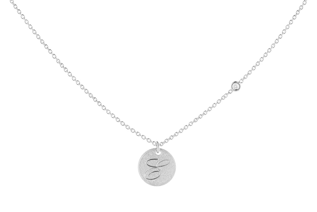 Your Initial Disc Necklace