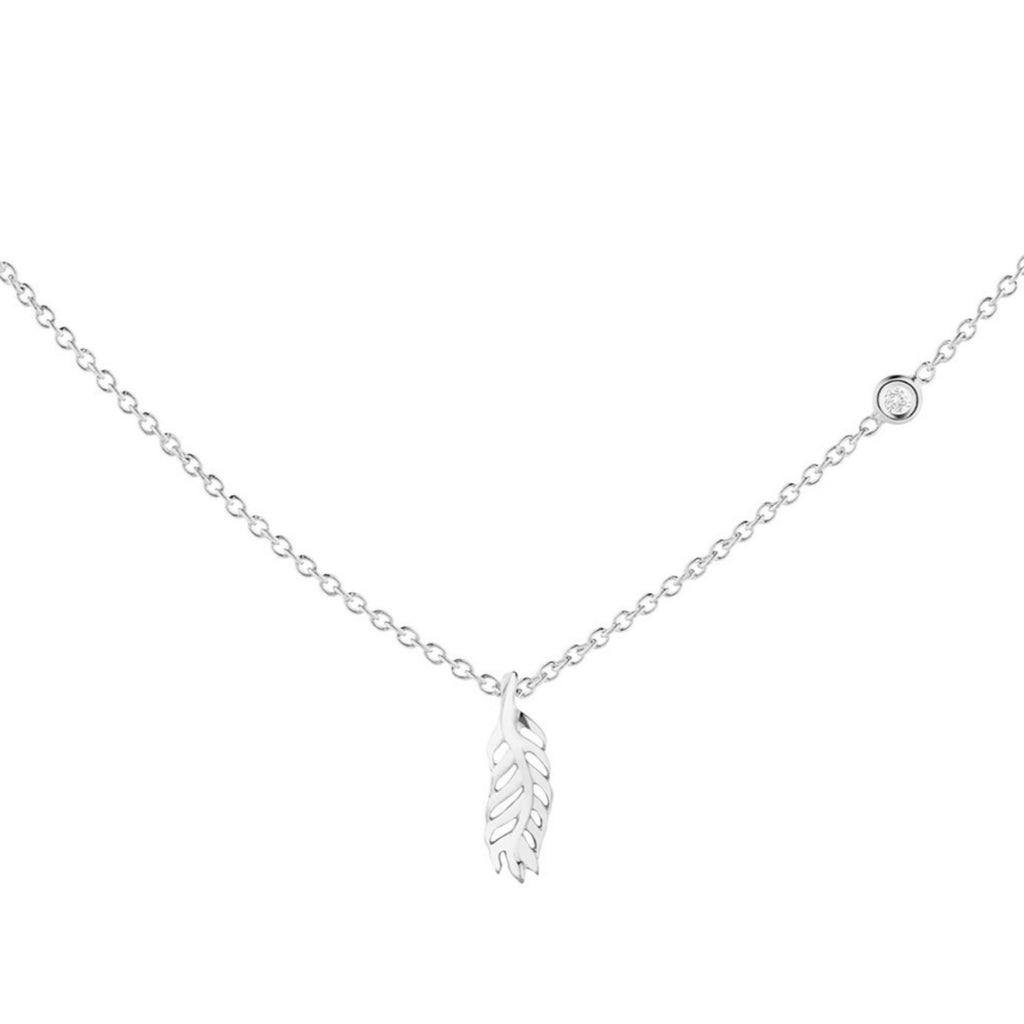 Light As A Feather Diamond Necklace