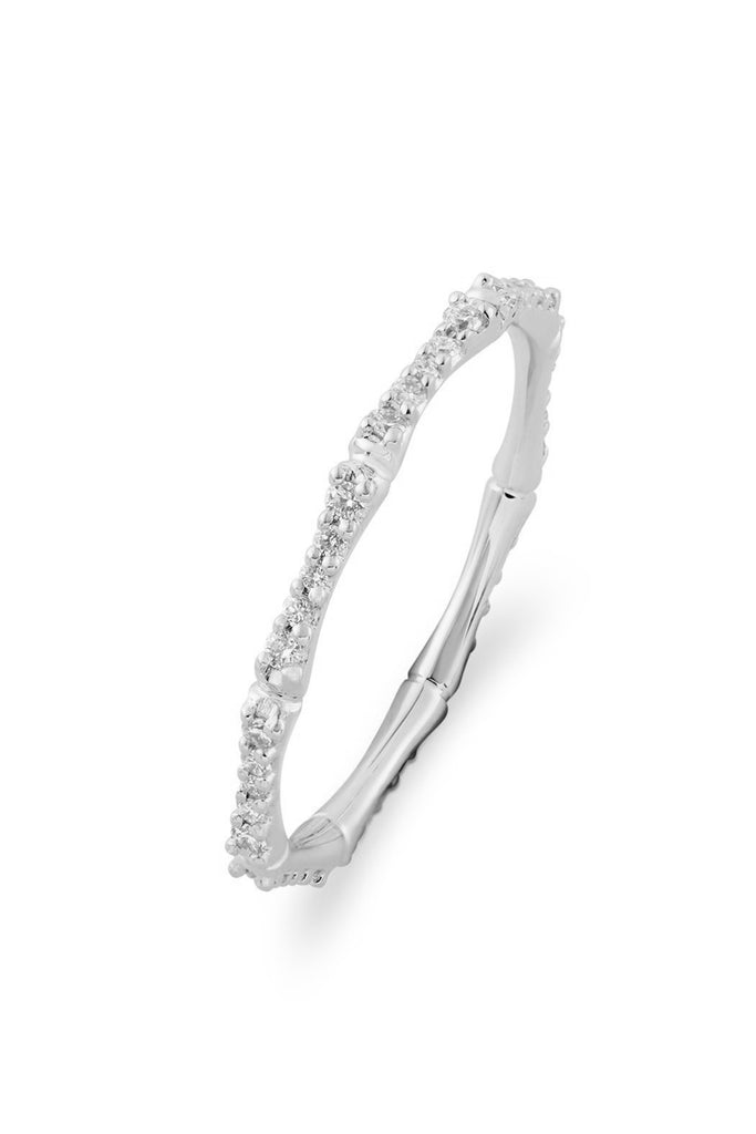 Diamond Bamboo Ring