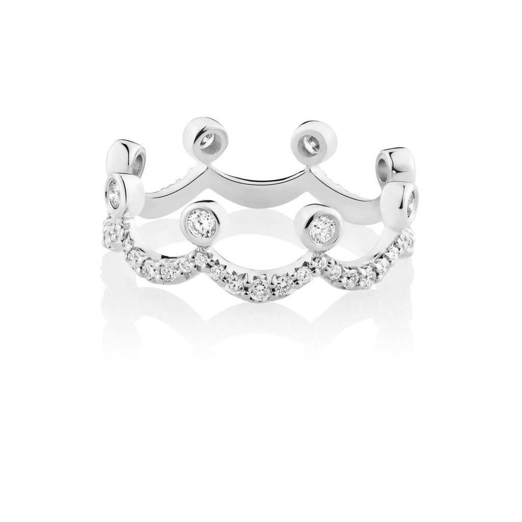 Tiara Ring with Diamonds